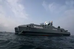 تصاویر۲ ناو جدید سپاه در کلاس شهید سلیمانی