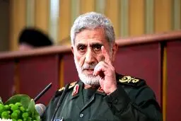 هشدار شدید اللحن سردار قاآنی خطاب به صهیونیست‌ها

