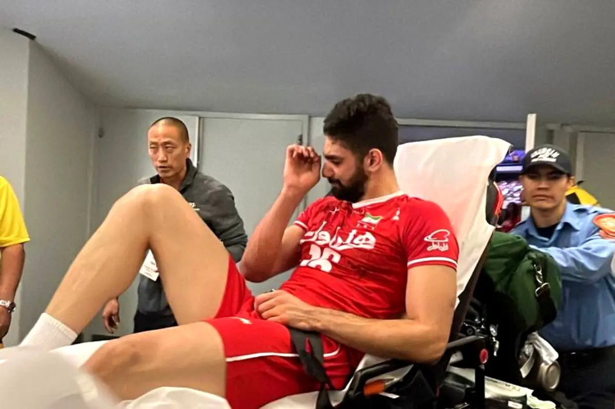 والیبال ایران فقط همین صحنه تلخ را کم داشت! (عکس)