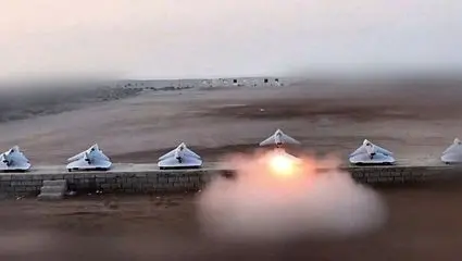 پهپادهای جدید و پیشرفته ایران وارد جنگ شدند + فیلم