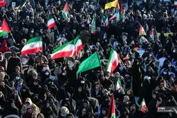 تصاویر مراسم گرامیداشت حماسه ۹ دی