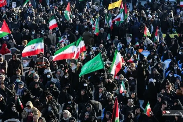 تصاویر مراسم گرامیداشت حماسه ۹ دی