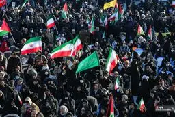 تصاویر مراسم گرامیداشت حماسه ۹ دی