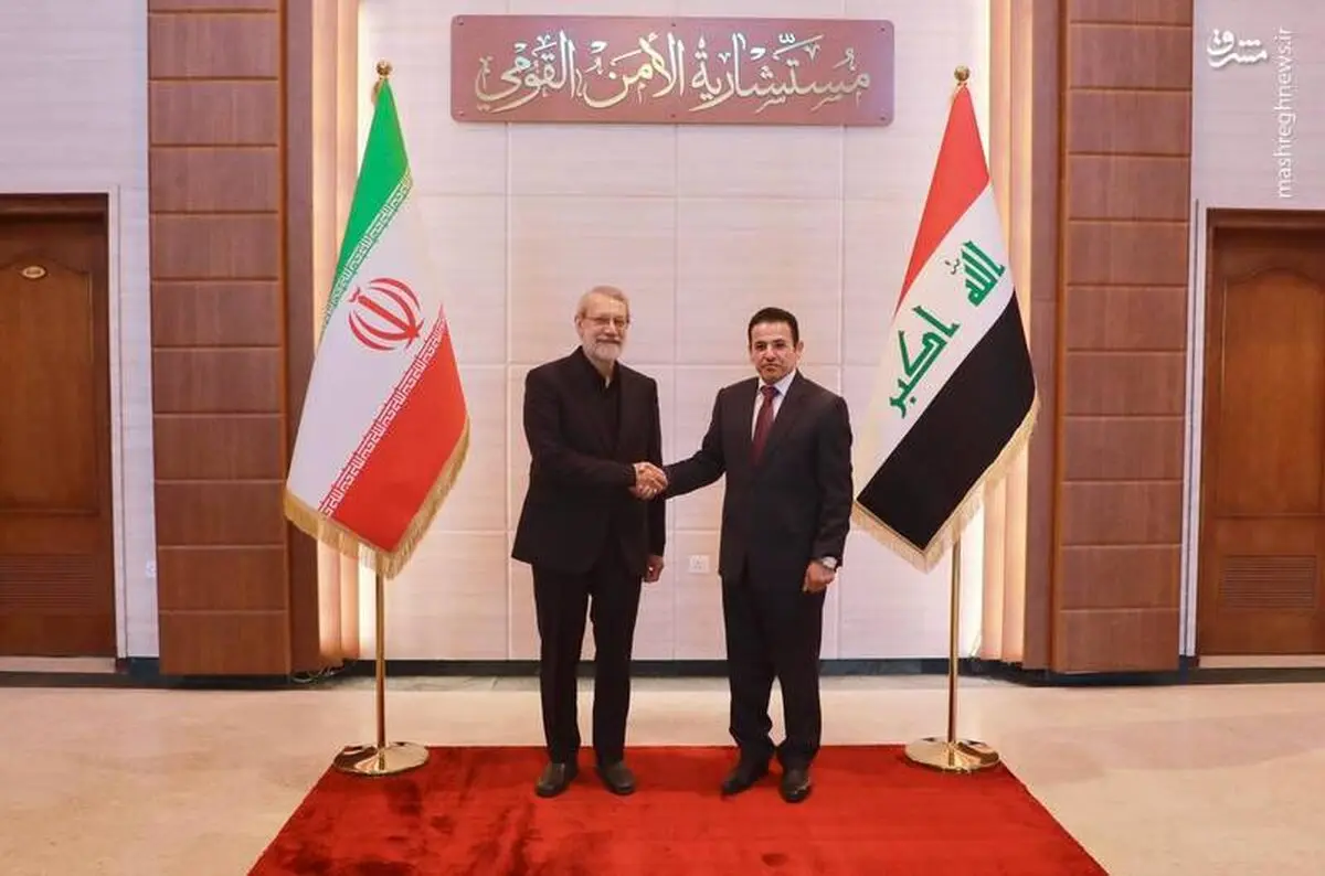 رسانه عراقی: لاریجانی برای بازسازی «محور مقاومت» آمد