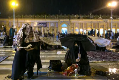 مراسم احیاء شب نوزدهم در حرم شاه عبدالعظیم (ع)