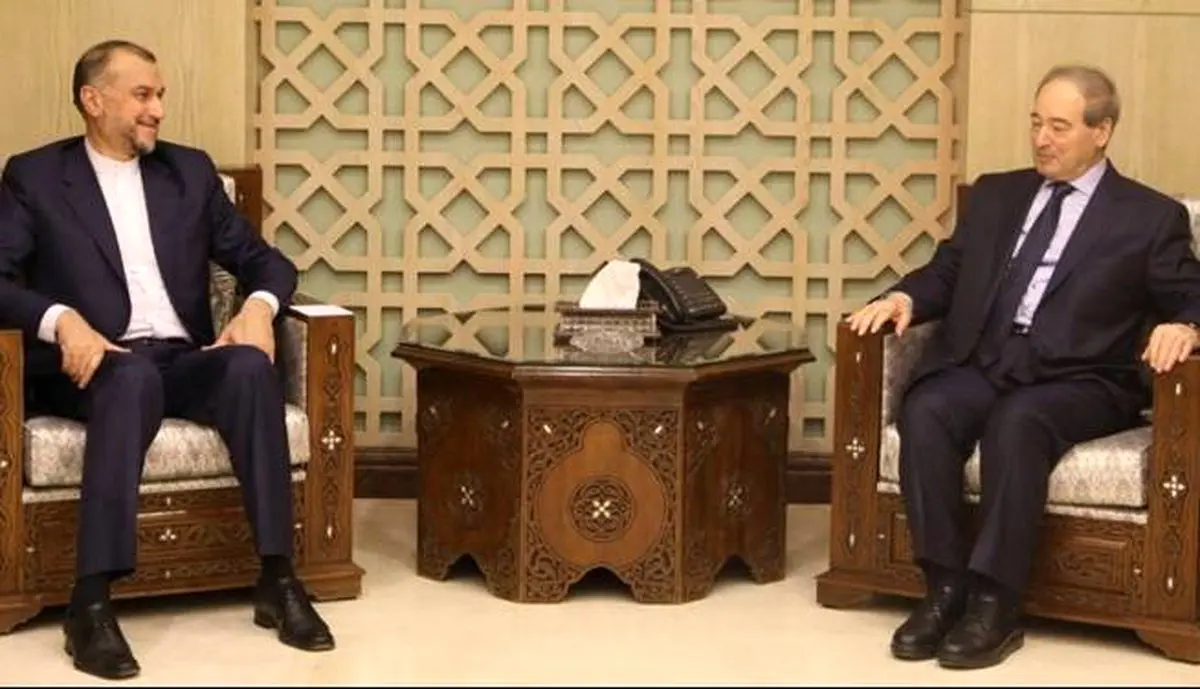 رایزنی تلفنی وزرای خارجه ایران و سوریه