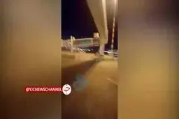 فیلم: اصابت ۳ موشک به پایگاه آمریکایی ویکتوریا