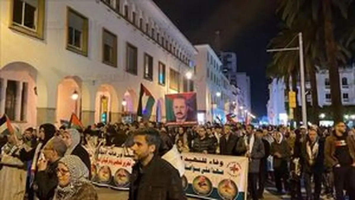 راهپیمایی هزاران نفر از مردم مغرب و تونس در روز جهانی قدس