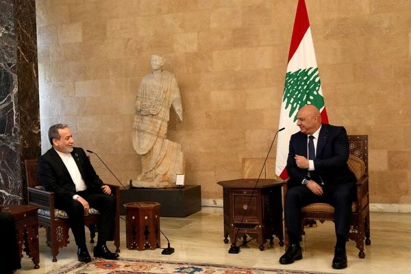 تصاویر دیدار عراقچی با جوزف عون رئیس‌جمهور لبنان