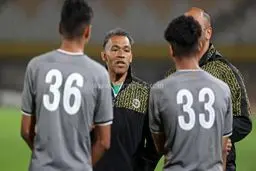 چهار نوجوان در تمرین بزرگسالان سپاهان (عکس)