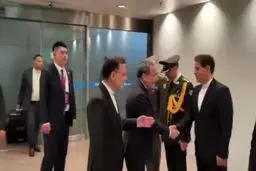 لحظه ورود عراقچی به پکن 