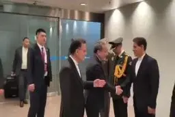 لحظه ورود عراقچی به پکن 