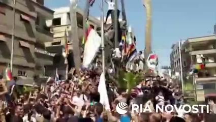  تظاهرات در حومه دمشق علیه حکومت جولانی