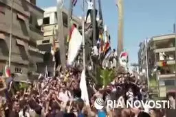  تظاهرات در حومه دمشق علیه حکومت جولانی