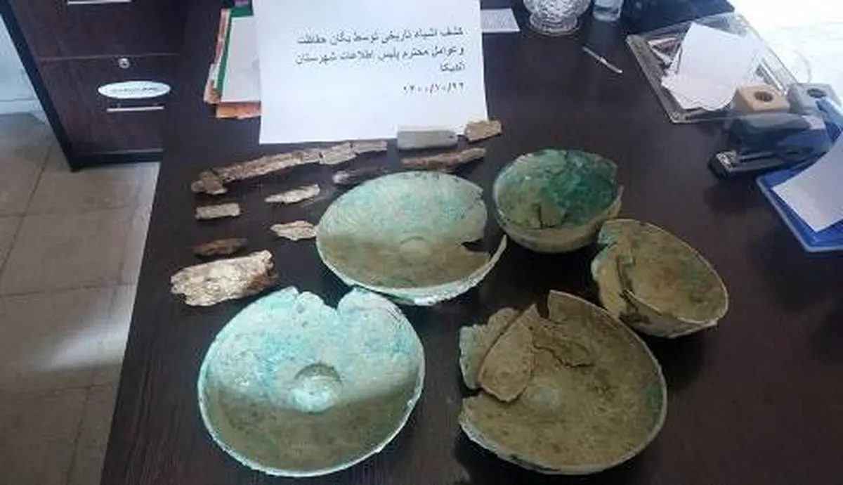 کشف اشیاء باستانی قاچاق در خوزستان