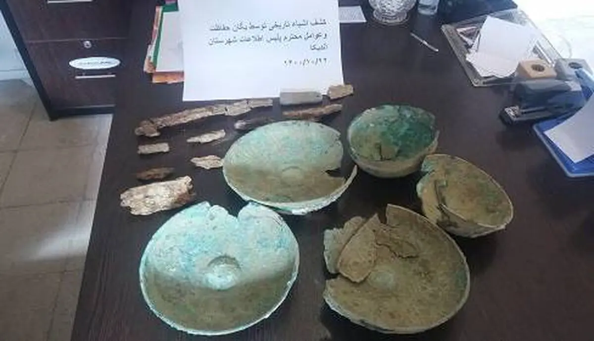 کشف اشیاء باستانی قاچاق در خوزستان