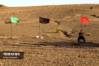 عزاداری سنتی در بیابان