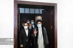 تصاویر رئیسی در وزارت امور اقتصادی و دارایی