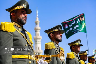 عهد سربازی در مسجد مقدس جمکران