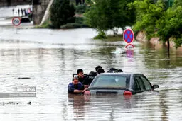 بندرعباس غرق شد + فیلم
