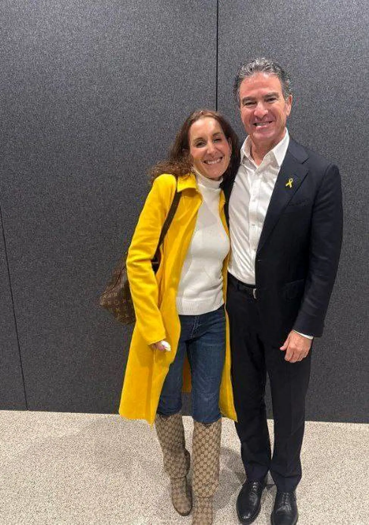 دیدار فوق صمیمانه کاترین شکدم با رئیس موساد+عکس