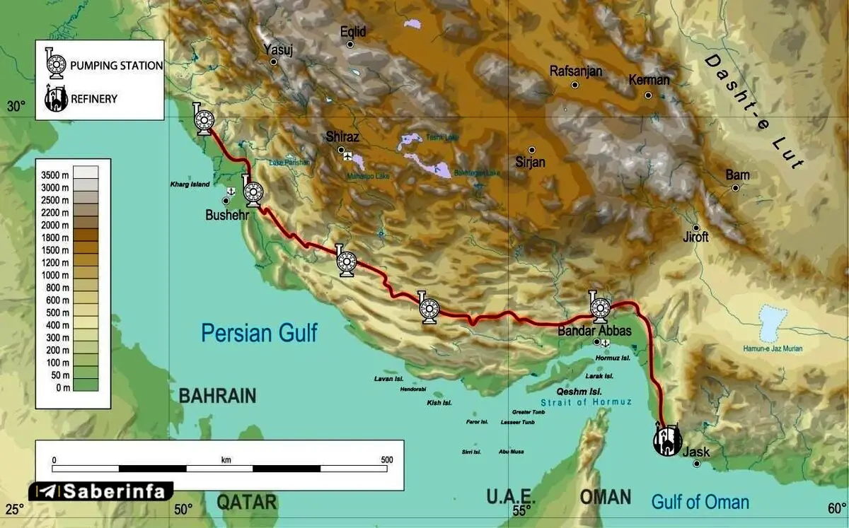 آغاز بارگیری نفت ایران از پایانه جاسک در دریای مکران