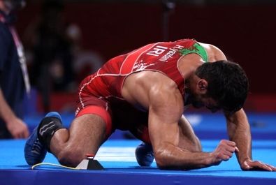 تصاویر تلخ از حسن یزدانی پس از باخت در فینال