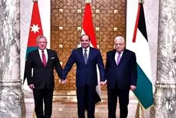 نشست  سه جانبه ال سی سی، عبدالله دوم و ابو ما زن در عقبه اردن