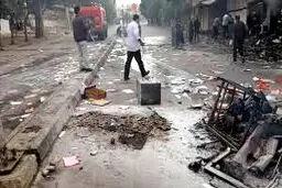 لحظه دستگیری ۱۴ نفر در کارگاه ساخت کوکتل مولوتوف