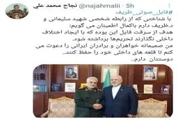 واکنش تحلیلگر برجسته عراقی به لو رفتن فایل صوتی ظریف