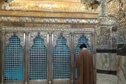 زیارت نوروزی رهبری از حرم حضرت عبدالعظیم حسنی