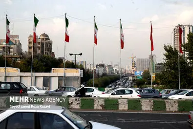 شلوغی و ترافیک تهران