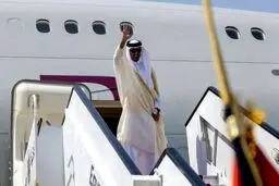 امیر قطر راهی تهران شد