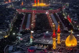 تصاویری هوایی خیره‌کننده از بین‌الحرمین