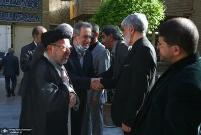 مراسم چهلم همسر شهید مطهری