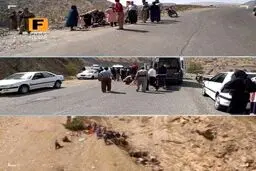 سقوط مینی‌بوس در کردستان ۱۶ کشته برجای گذاشت