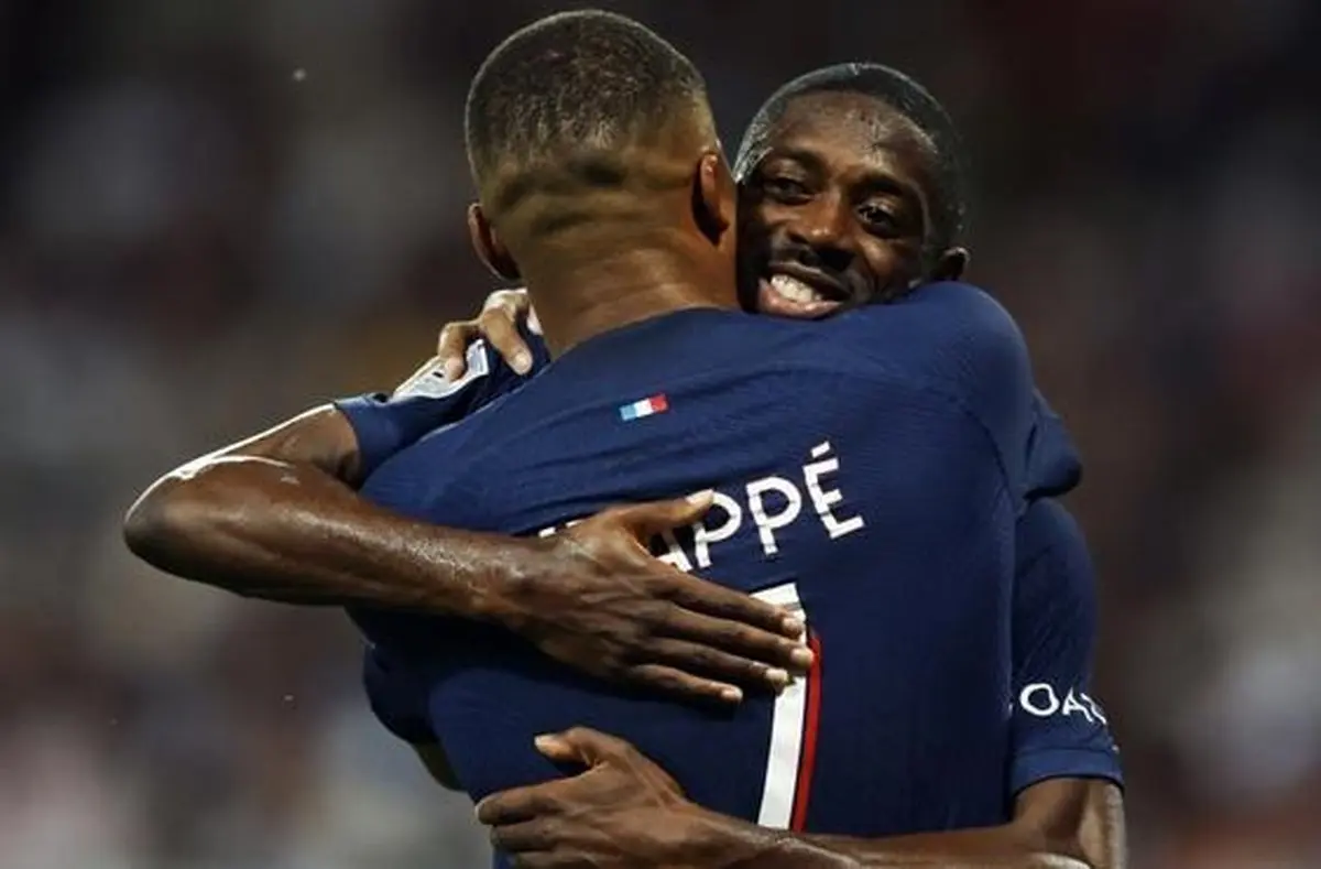 بارسلونا سوژه تمسخر کی لیان امباپه و لوکاس!