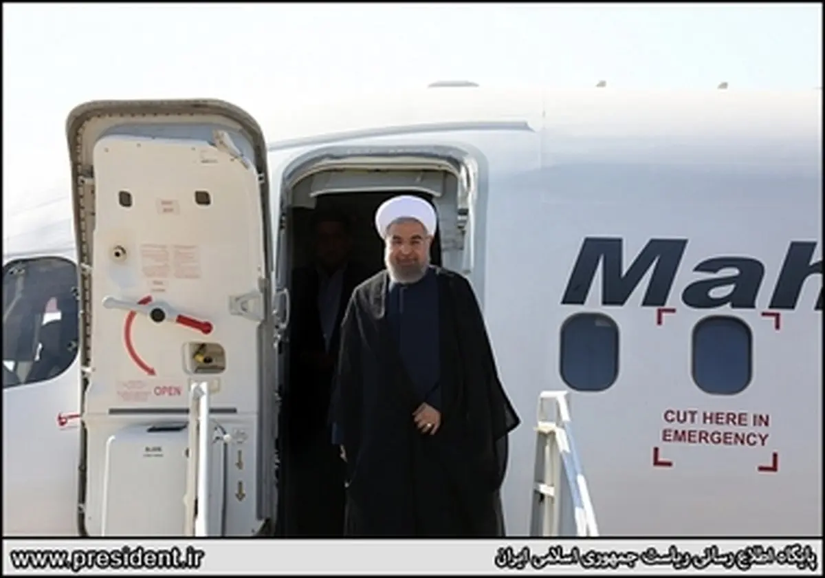 حواشی تصویری ورود روحانی به یاسوج