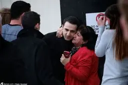 امیر میرزایی حکمتی به آمریکا رسید+عکس