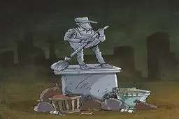 تهران بازهم رکورد زد!/کاریکاتور