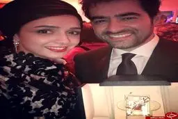 سلفى ترانه علیدوستی و شهاب حسینی با نخل طلا +عکس
