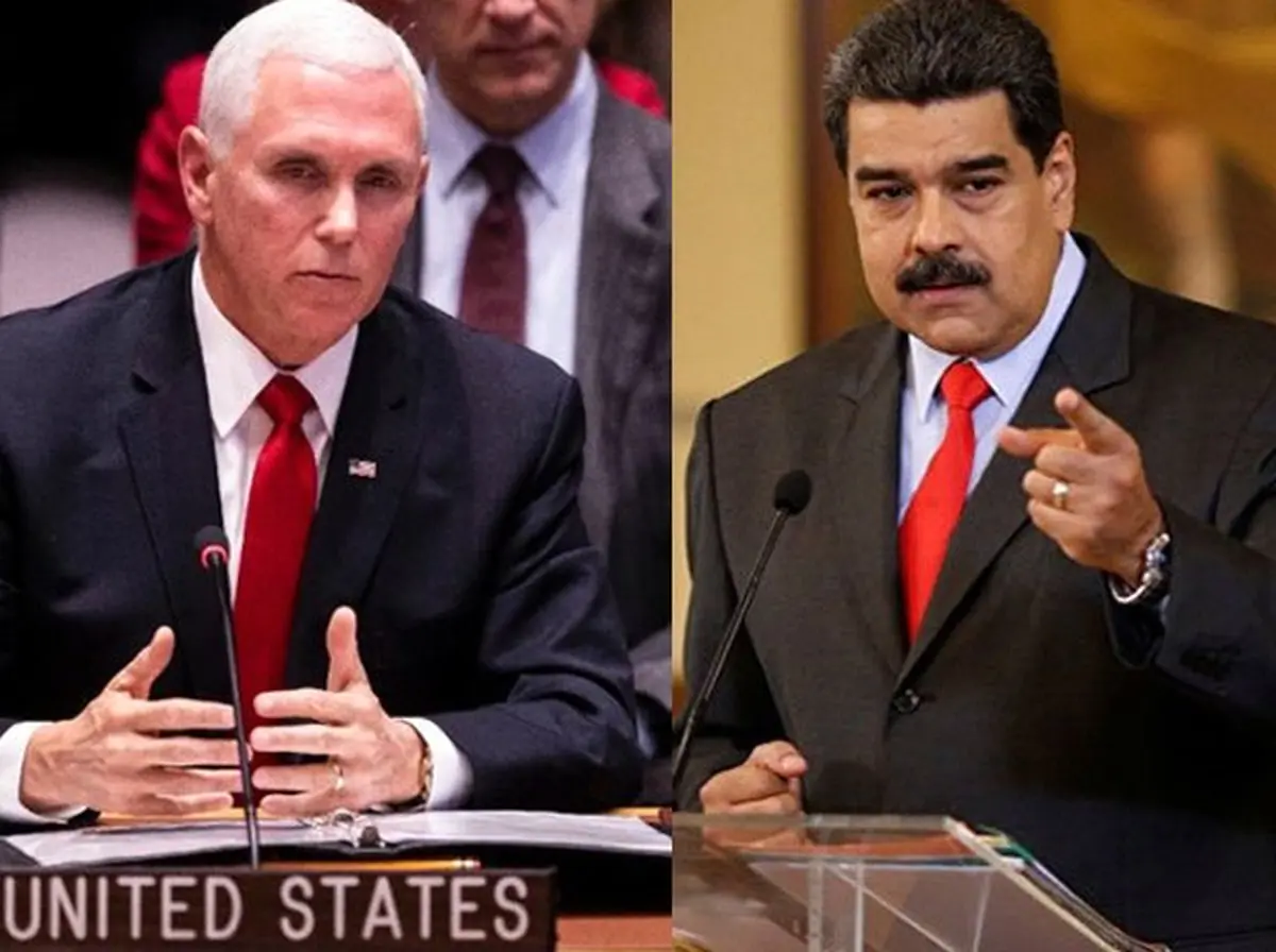 درخواست مایک پنس از سازمان ملل: گوایدو به عنوان «رهبر مشروع» ونزوئلا به رسمیت شناخته شود / واکنش مادورو: نفرت و نژادپرستی علیه ونزوئلا در چهره او دیده می شد