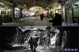 تصاویری از "سوریه" قبل از جنگ و بعداز جنگ