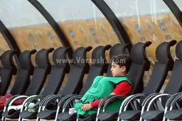 عکسی از پسر هادی نوروزی پس از نایب قهرمانی پرسپولیس