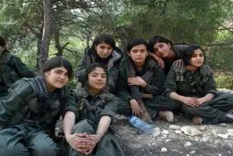 استفاده پ.ک.ک از دختران نوجوان برای مبارزه با ارتش ترکیه/تصاویر