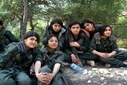 استفاده پ.ک.ک از دختران نوجوان برای مبارزه با ارتش ترکیه/تصاویر