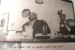 عکس/ حضور کمدین معروف در دفتر شعبان جعفری(بی مخ)