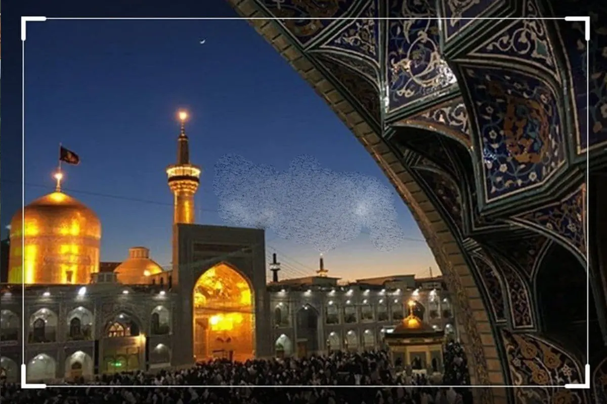 عکس بنای اولیه مدفن امام رضا (ع) که کهن‌ترین بنای دوران اسلامی خراسان است