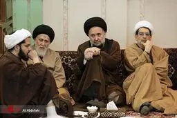 آخرین شب عزاداری فاطمیه در حسینیه آیت الله واعظ طبسی/تصاویر