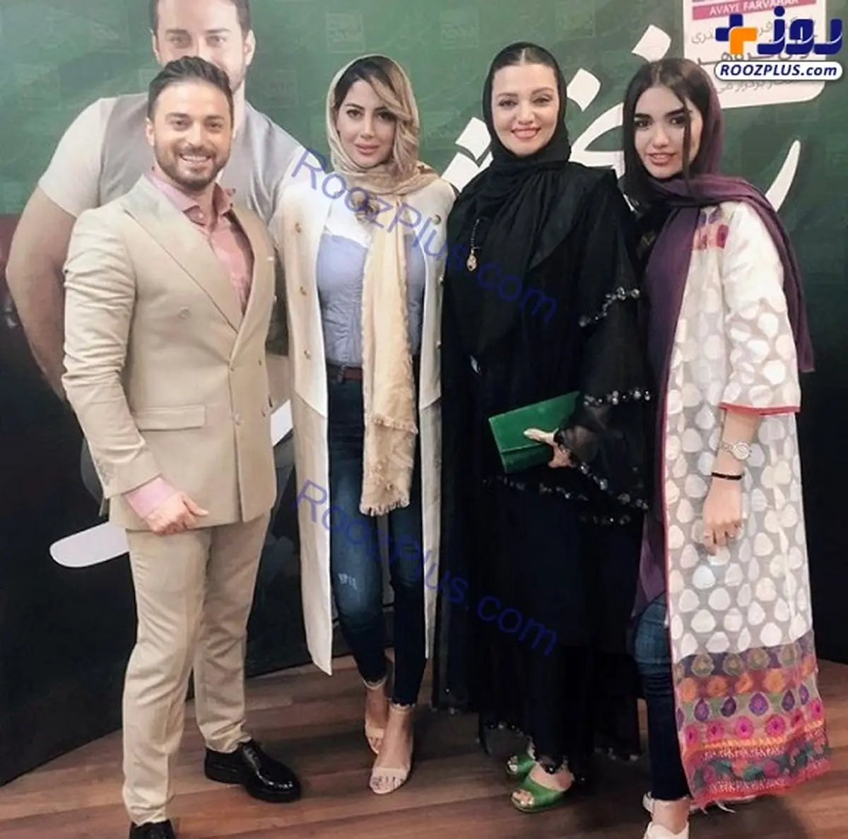 خانم بازیگر و دخترش در کنسرت بابک جهانبخش+عکس